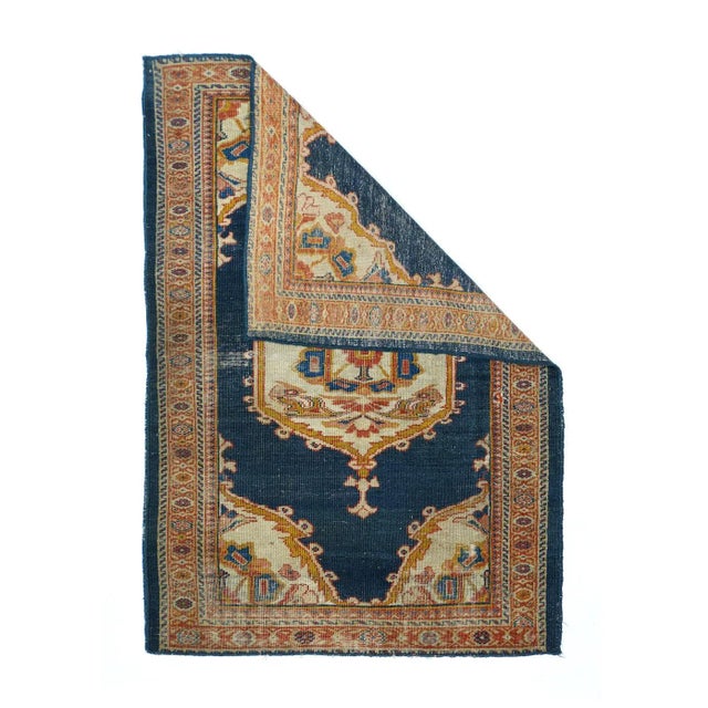 Late 18th Century Late 18th Century Antique Zigler Sultanabad Rug 4'1'' x 6'4'' For Sale - Image 5 of 12