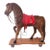Vintage Horsehide Hobby Horse Sculpture on Rolling Platform - Likely Nikolaus Klein, Chicago, C. 1930's-40's For Sale
