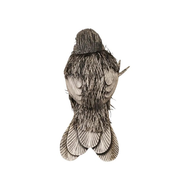 Italian Italian St Silver Sparrow Bird Figurine by Buccellati For Sale - Image 3 of 10