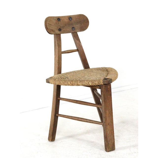 Brutalist Tripod Chairs, Set of 2 For Sale - Image 13 of 18