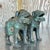 Mid-Century Modern Vintage Asian Patinated Foo Dogs - a Pair For Sale - Image 3 of 7