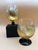 Hollywood Regency 1983 Randy Strong Signed Gold Leaf Art Glass Brandy Snifters – Pair For Sale - Image 3 of 9