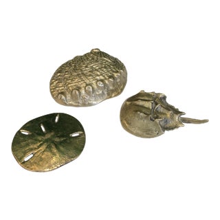 Nautical Brass Paperweights, Set of 3 For Sale