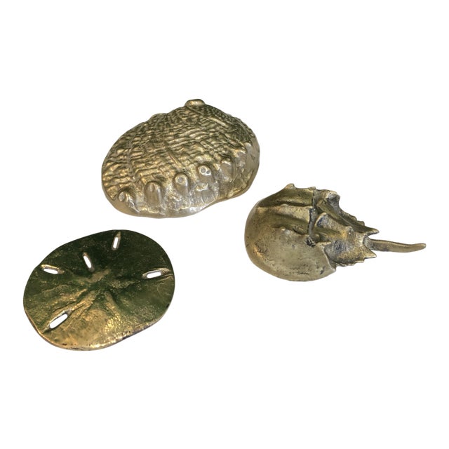 Nautical Brass Paperweights, Set of 3 For Sale