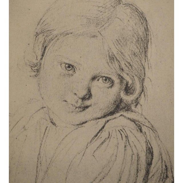After Ingres, Child with Goat, Lithograph For Sale - Image 3 of 7