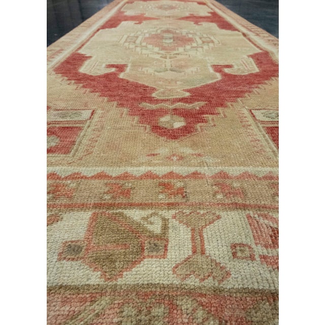 Textile Turkish Vintage Anatolian Runner Rug 3'3" x 11'4" #17709 For Sale - Image 7 of 8