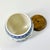 Late 20th C Boho Chic Scandinavian Gustavian Style Ceramic Jar Vase With Wood Lid. For Sale - Image 9 of 11
