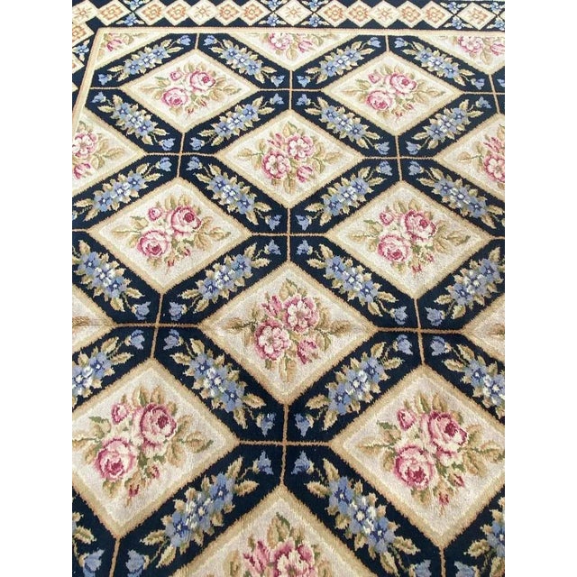 Large French Aubusson Knotted Rug For Sale - Image 10 of 18