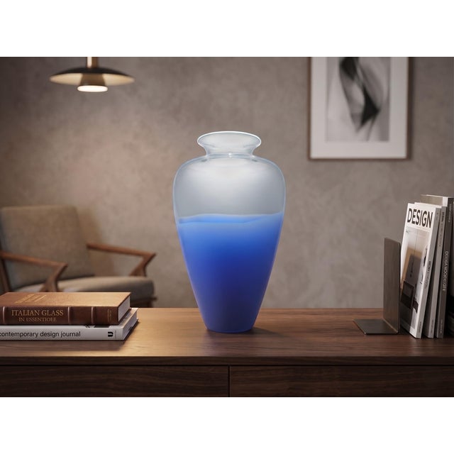 1980s Murano Glass Vase from Effetre Murano, 1980s For Sale - Image 5 of 6