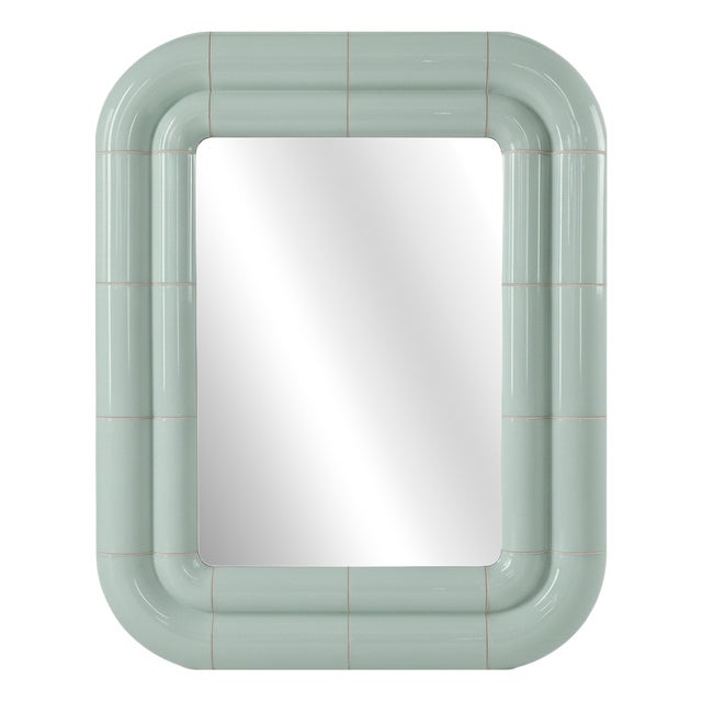 Portalito Mirror in Pastel Mint by Tilecito For Sale