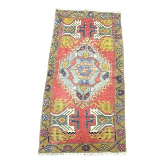 Anatolian Geometric Rug, 1960 For Sale
