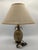 Hollywood Regency Pineapple Table Lamp in Brass with Linen Shades from Maison Le Dauphin, France, 1970s For Sale - Image 15 of 18