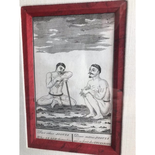 Traditional 18th Century Antique Bernard Picart "Two Yogis" Etching Print For Sale - Image 3 of 12