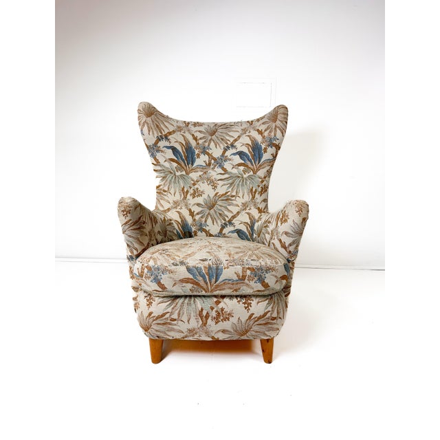 1950's Swedish High Back Lounge Chair For Sale - Image 9 of 11