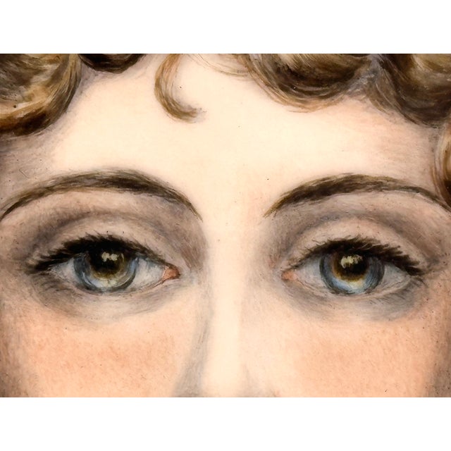 Victorian Haviland Limoges Hand Painted Portrait Plate C. 1876-1886 For Sale - Image 3 of 14