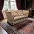 English 90" English Knole Style Four Seat Sofa Upholstery Project For Sale - Image 3 of 12