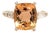 Natural Morganite Diamond Ring 14k Gold 4.26 TCW Certified, Size 5 For Sale