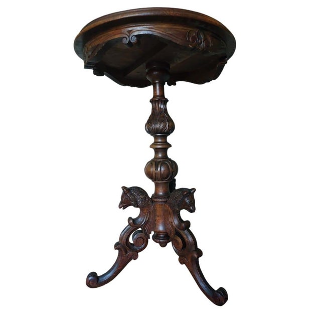 Antique Chess Table, 1900 For Sale - Image 4 of 8