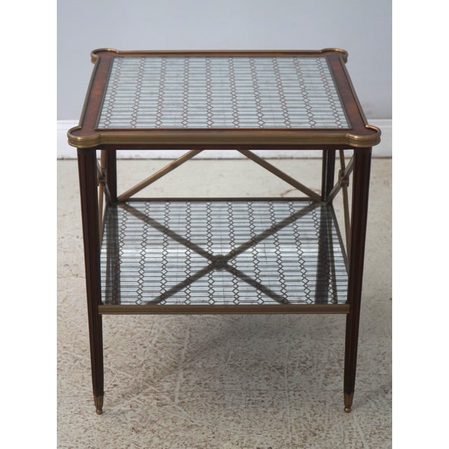 Age: Approx. 15 Years Old Details: Brass Trim Brass Capped Feet Brass Gallery Top High Quality Construction Traditional...