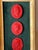 Grand Tour Classical Georgian Inspired Red Cast Emperor Profile Set on the Green Velvet & Gilt Frame For Sale - Image 3 of 11