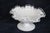 Mid-Century Modern Fenton Silver Crest Milk Glass Ruffled Pedestal Compote Candy Dish 5174b For Sale - Image 3 of 12