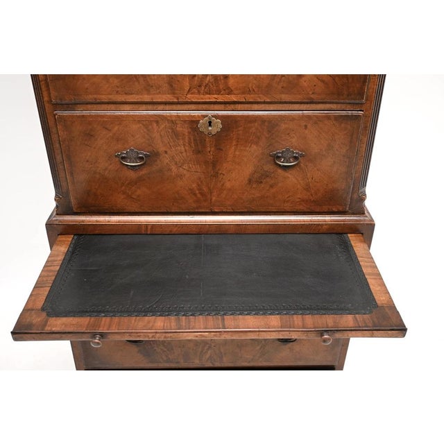 Antique Figured Walnut Chest of Drawers, 1890 For Sale - Image 10 of 14