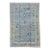 Contemporary Turkish Oushak Rug in Gray-Blue With Beige Border, 9'8" X 14'4" For Sale