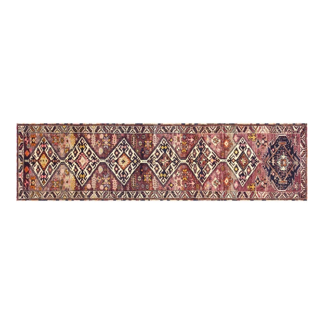 1960s Turkish Oushak Runner For Sale