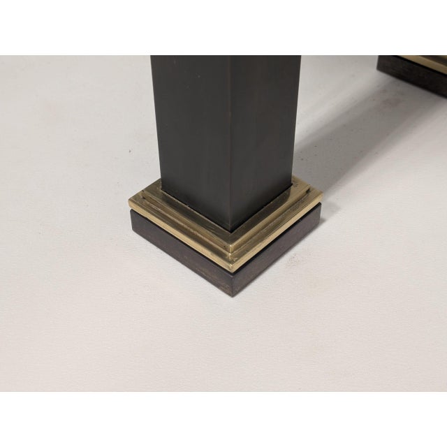 Bespoke Brass Console Table For Sale - Image 9 of 13