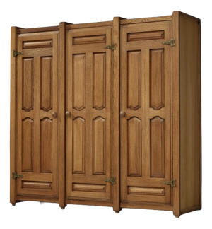 Vintage Modular Wardrobe from Guillerme & Chambron, 1970s, Set of 4
