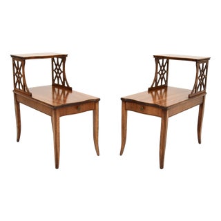 Regency Style Side Tables, 1930s, Set of 2 For Sale