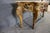 French Louis XV Style Carved Walnut Giltwood Console Table With Marble Top For Sale - Image 11 of 11