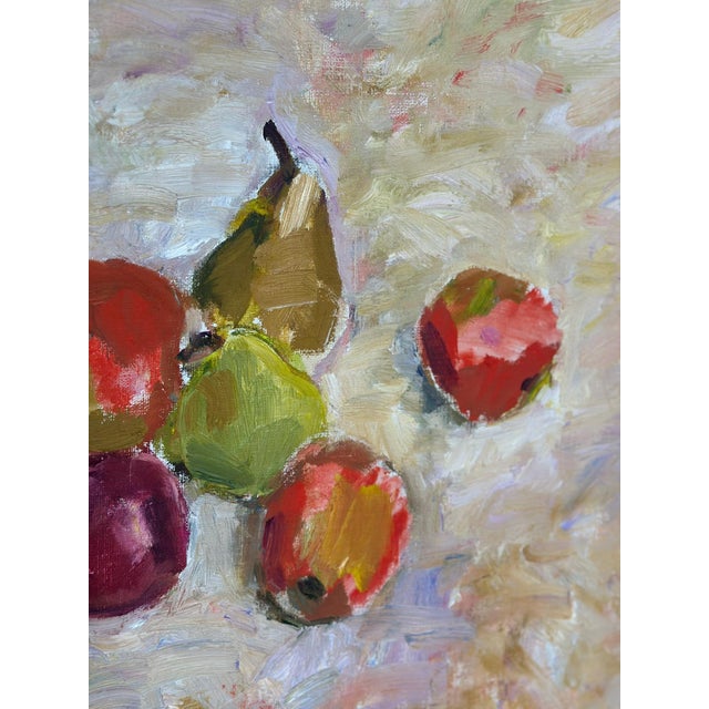 Bente Bjerregaard, Fruit, 1989, Oil on Canvas, Framed For Sale - Image 8 of 18
