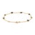 VRJewels 2.05ct Bezel Set Blue Sapphire Station Bracelet in 14k Yellow Gold For Sale - Image 11 of 18