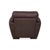 A399 Lounge Chair in Dark Brown Leather from Natuzzi Editions For Sale - Image 11 of 14