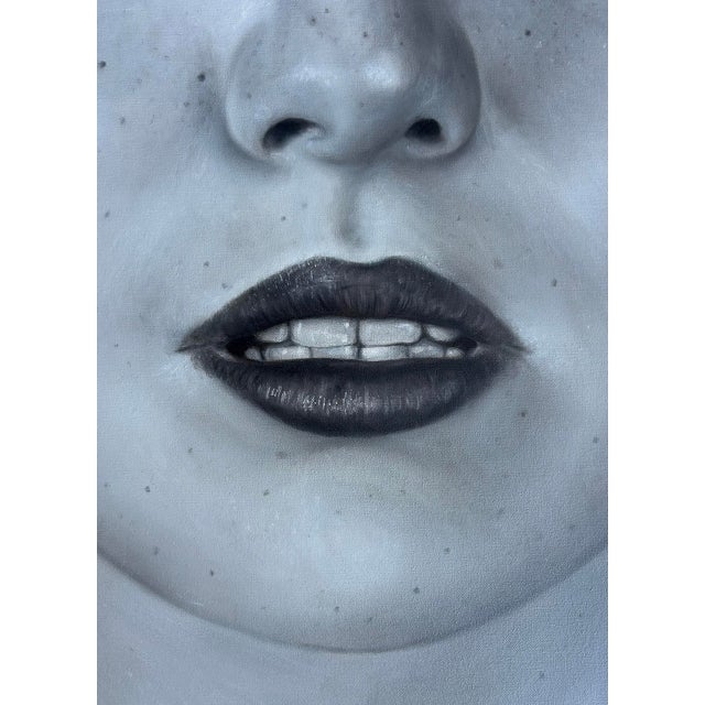 2010s Matt Doust Oil Painting "Baptism" Hyper-Realism Portrait, 2012 For Sale - Image 5 of 8