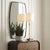 Black and Gold Lipped Frame Mirror For Sale In Sacramento - Image 6 of 8