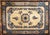 Blue Art Deco Chinese Rug in Wool and Cotton For Sale - Image 8 of 8