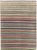 This mid-20th-century Turkish Anatolian long runner presents a continuous arrangement of narrow horizontal stripes...