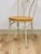White Metal "Bentwood" Cane Seat Accent Chair Vintage MCM Coastal Boho For Sale In Tampa - Image 6 of 10