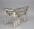 Cream Mid-Century Nesting Tables, 1960s, Set of 3 For Sale - Image 8 of 11