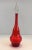 Red Glass Design Bottle, Circa 1970 For Sale - Image 4 of 13