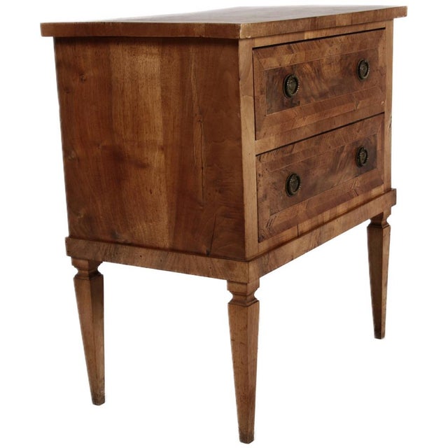 Age and Origin: The chest of drawers is likely from around 1800 and probably originates from Southern Germany. Material:...