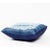 Studio Variously Hand Dyed Ara Indigo Silk Pillow For Sale - Image 4 of 8