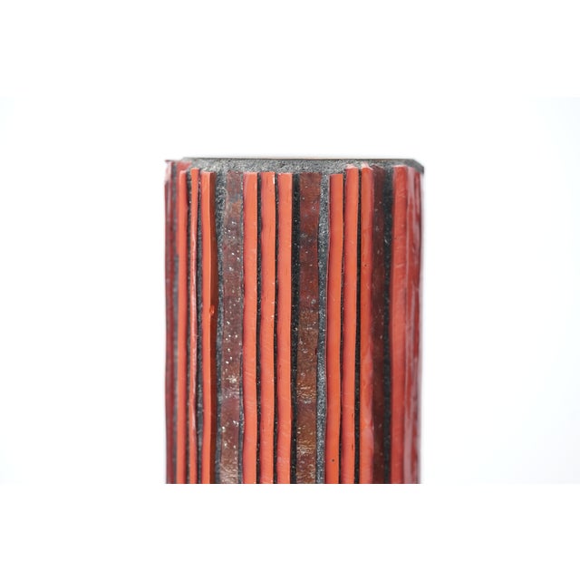 Mid-Century Modern Pottery Mosaik Red Vases from Ritter, 1960s, Set of 3 For Sale - Image 12 of 16