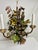 Vintage Italian Tole Floral Bouquet Chandelier For Sale - Image 4 of 12