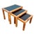 Bielecky Brothers Set of Three Rattan Nesting Tables For Sale - Image 6 of 7