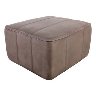 Mid-Century Modern Ottomans in Buffalo Leather from de Sede For Sale