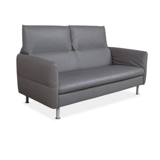 Leather Elena Three-Seater Sofa with Manual Function from Koinor For Sale - Image 6 of 16