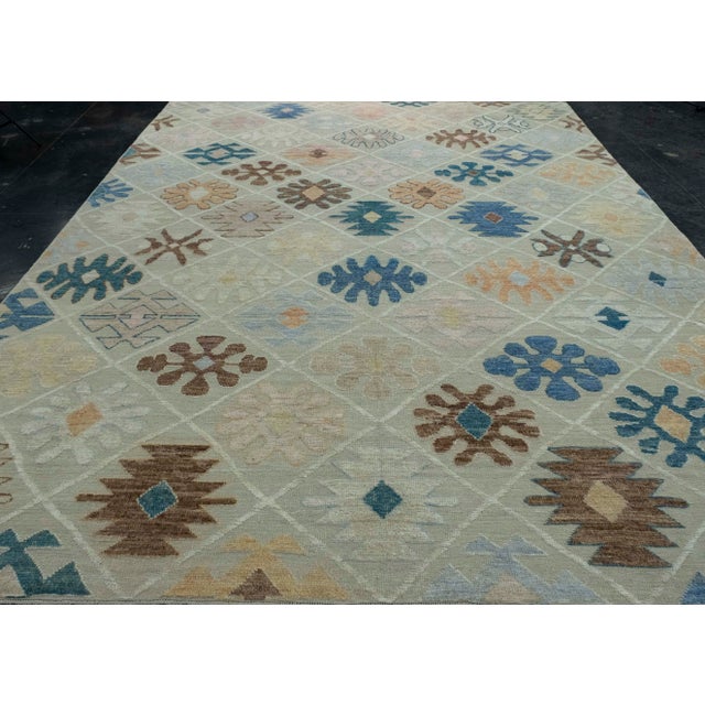 Turkish Oushak Rug 8'9" x 11'6" #18562 Explore a curated collection of hallway runners, wool rugs, and handmade...